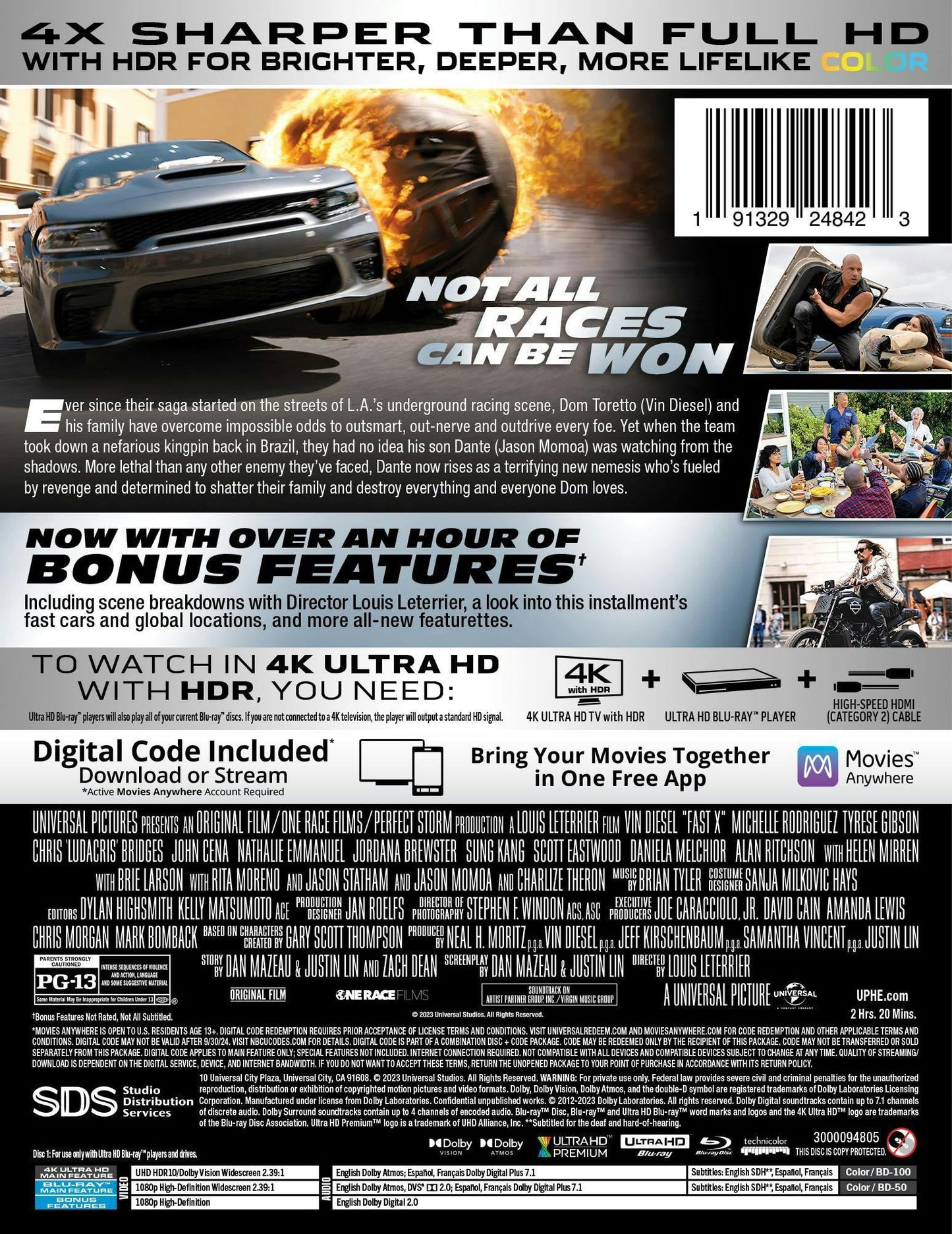 Fast X - Limited Edition Steelbook (4K Ultra HD + Blu-ray + Digital)