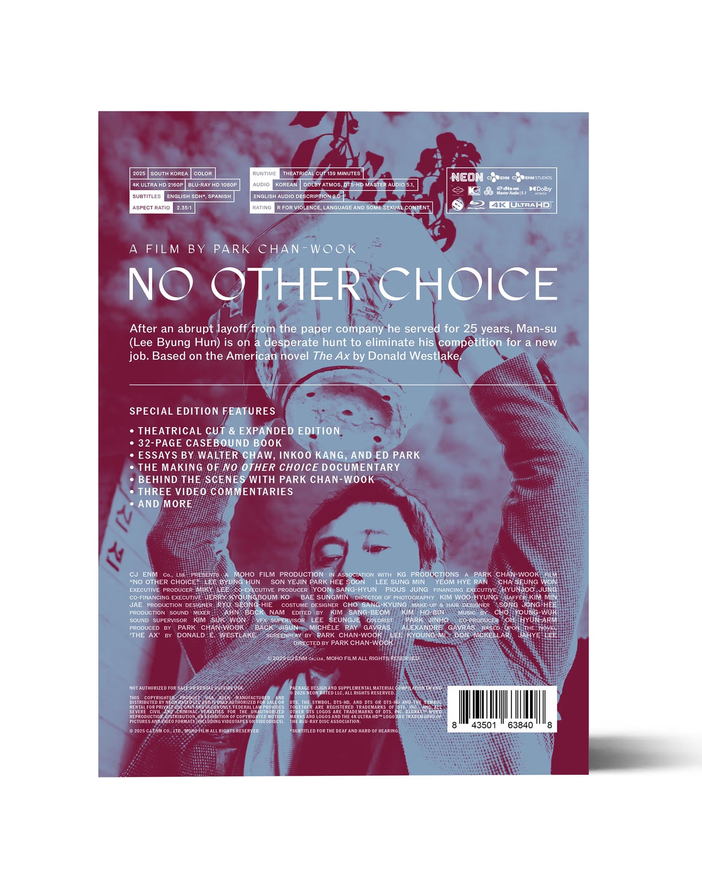 No Other Choice - Deluxe Limited Edition (4K Ultra HD + Blu-ray)