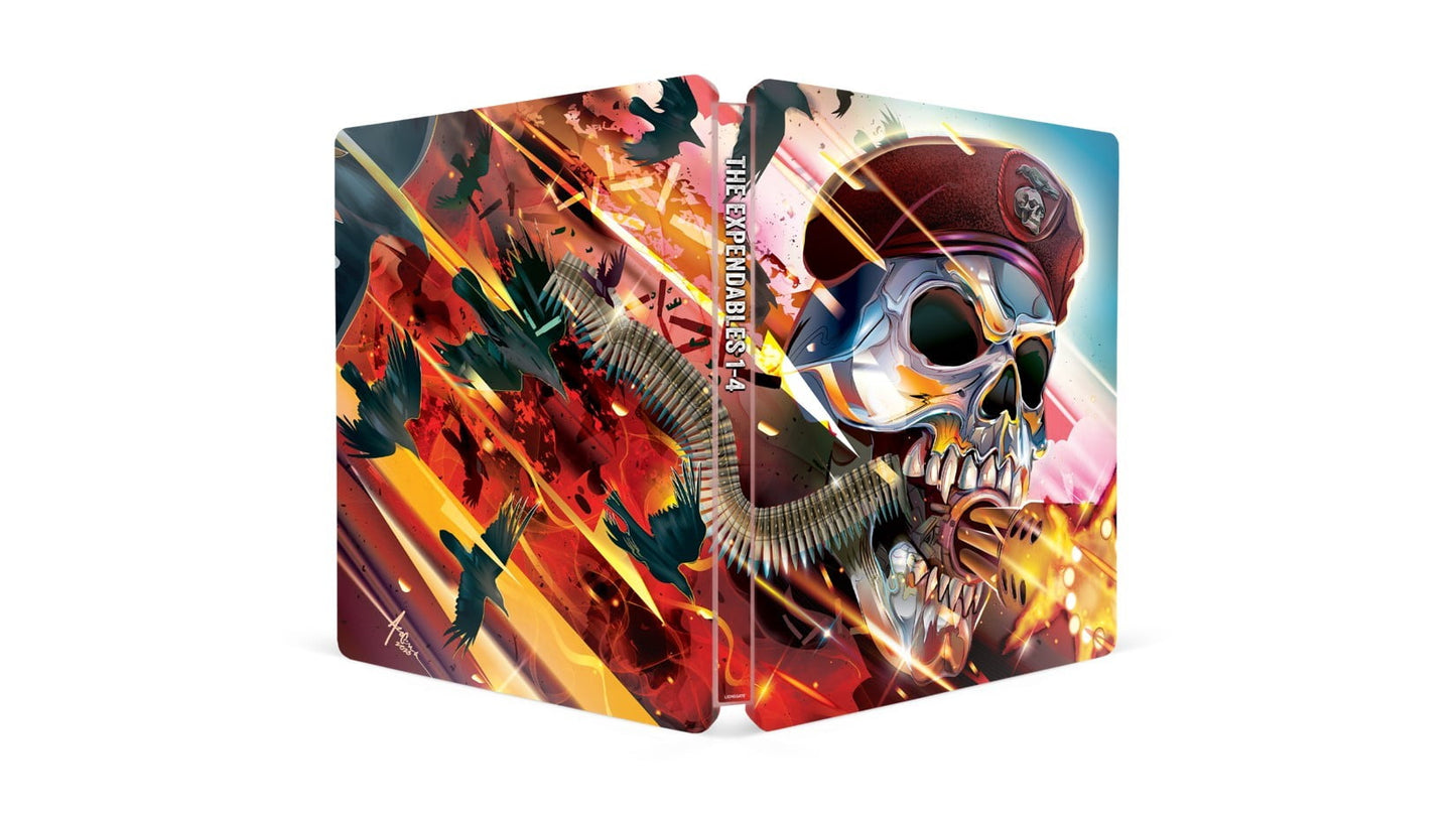 Expendables 1-4 Collection - Steelbook (4K Ultra HD + Blu-Ray + Digital)
