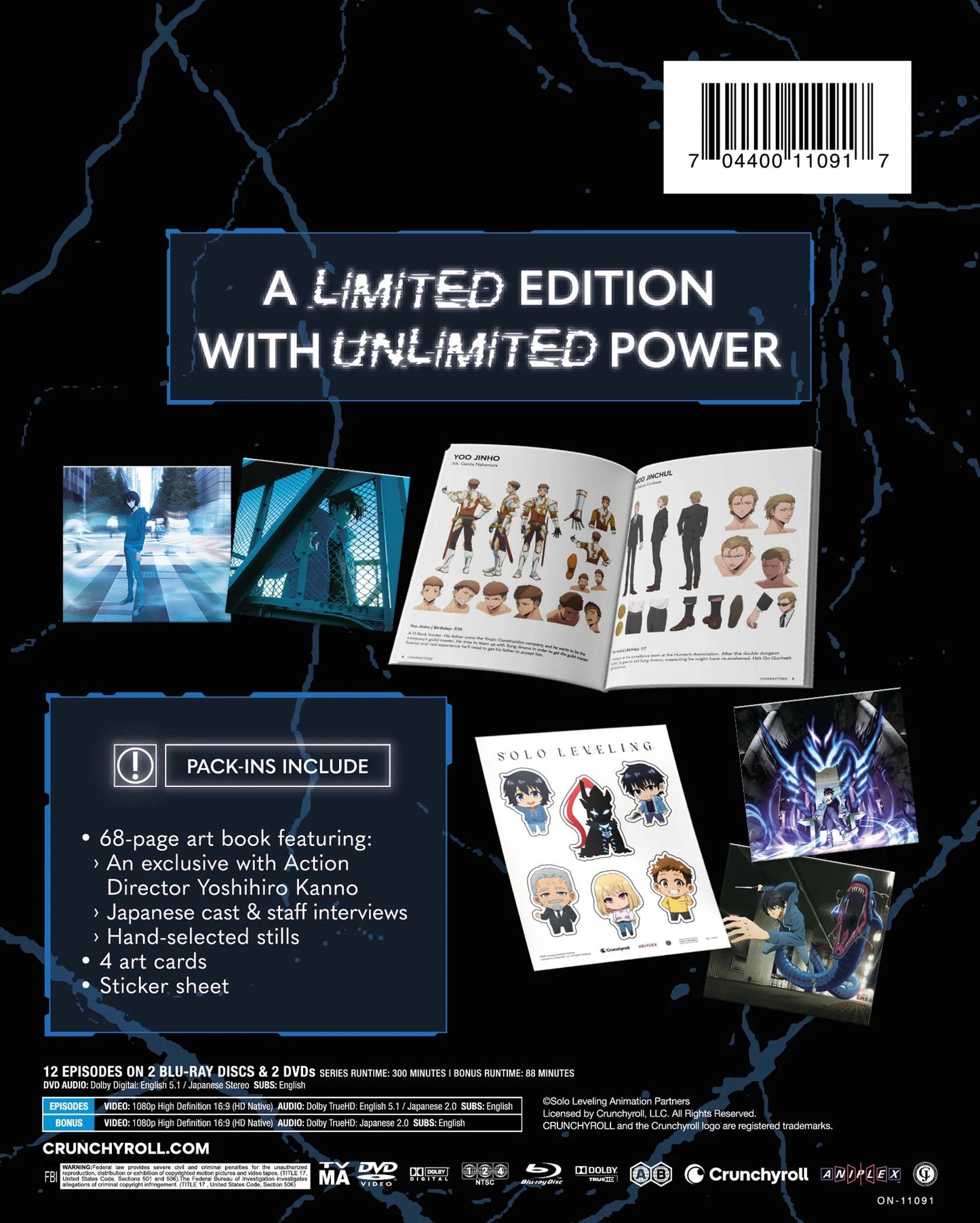 Solo Leveling: Season 1 Limited Edition (Blu-ray + DVD)
