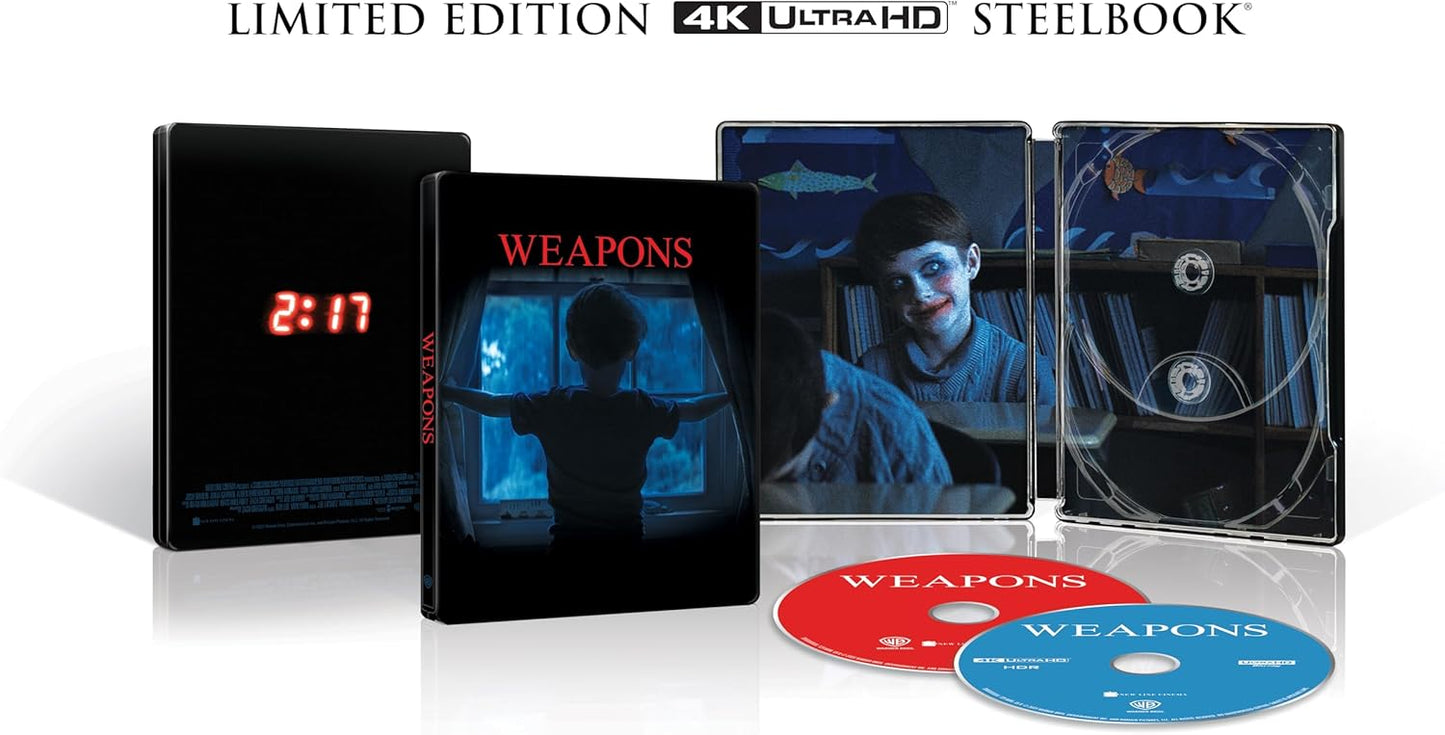 Weapons - Limited Edition Steelbook (4K Ultra HD + Blu-ray)