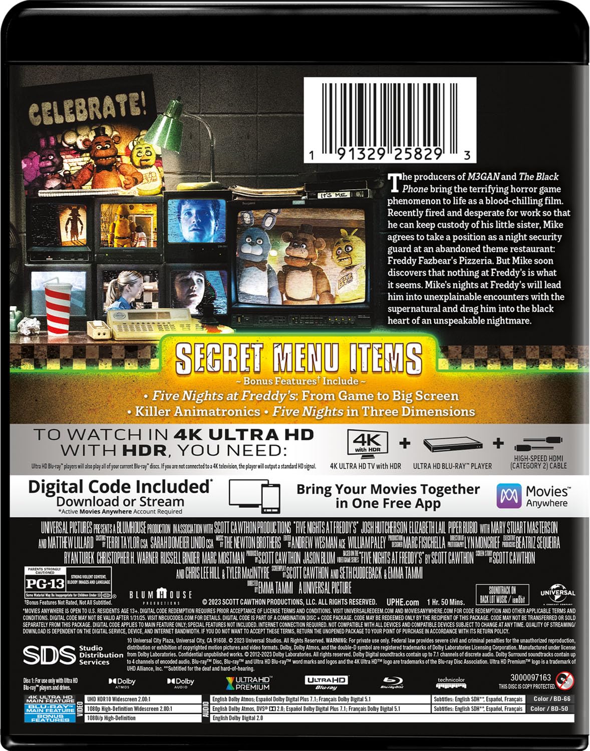 Five Nights at Freddy's - Night Shift Edition (4K Ultra HD + Blu-ray + Digital)