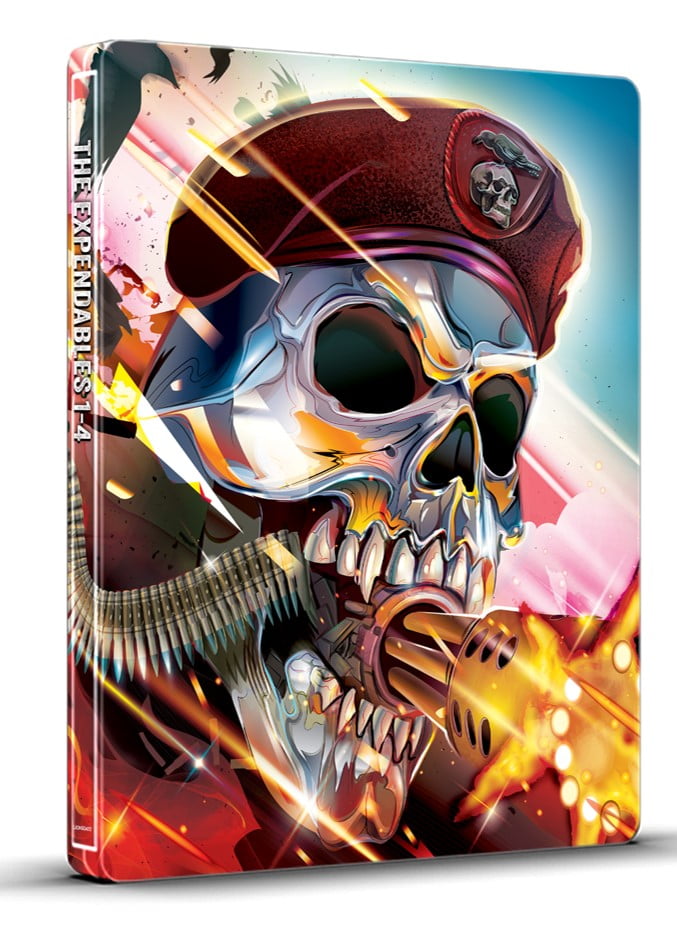 Expendables 1-4 Collection - Steelbook (4K Ultra HD + Blu-Ray + Digital)