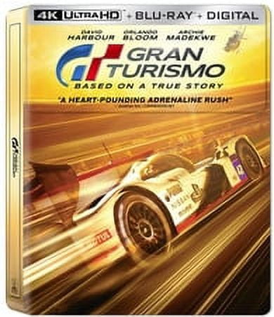 Gran Turismo - Limited Edition Steelbook (4K Ultra HD + Blu-ray + Digital)