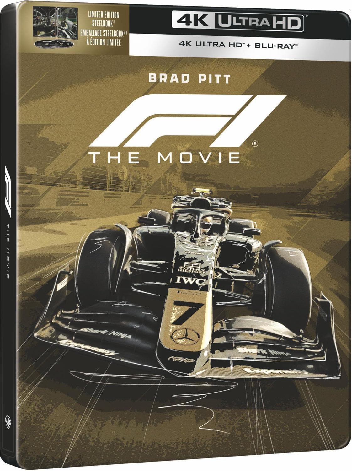 F1: The Movie - Limited Edition Steelbook (4K Ultra HD + Blu-ray)