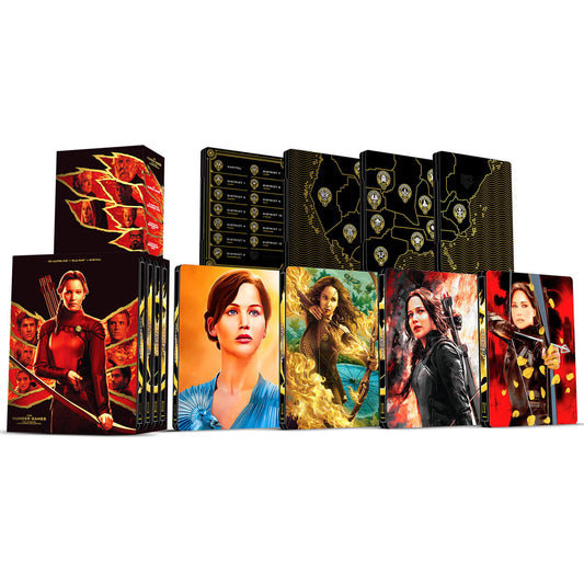 The Hunger Games - Ultimate Steelbook Collection (4K UHD + Blu-Ray + Digital)