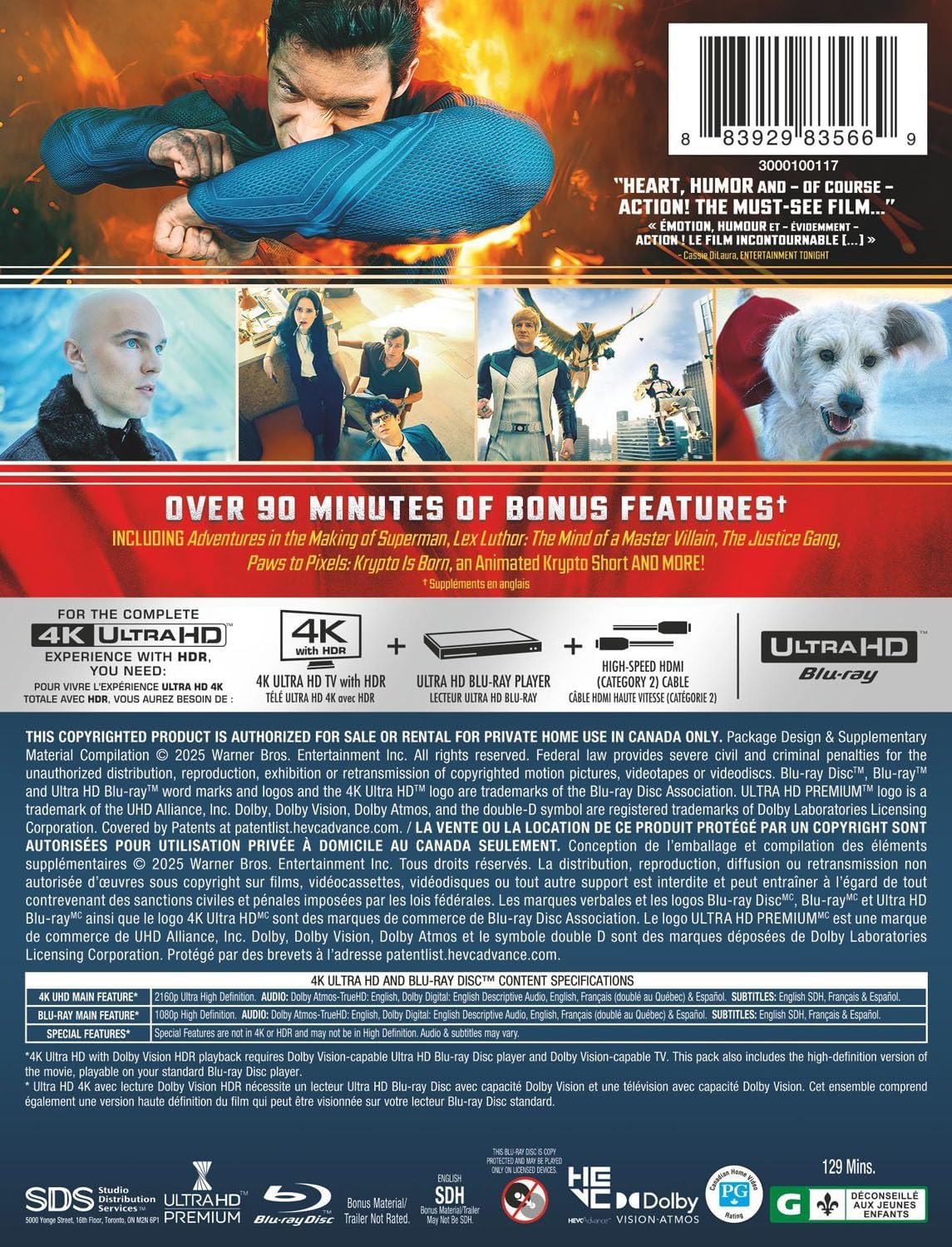 Superman (2025) - Limited Edition Steelbook (4K UHD + Blu-ray)