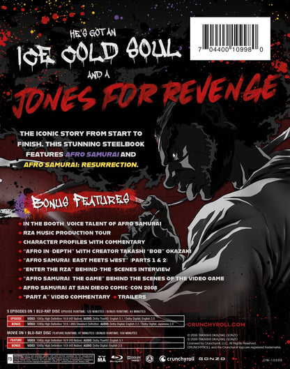 Afro Samurai: The Complete Series + Movie - Limited Edition Steelbook (Blu-ray)