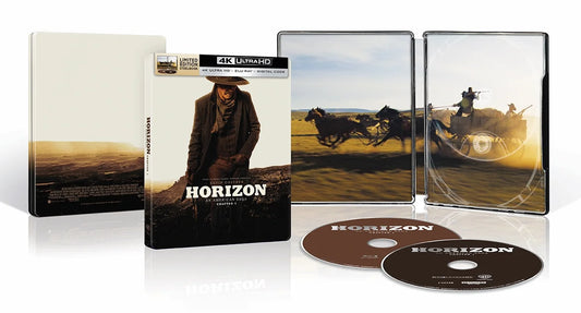 Horizon: An American Saga Chapter 1 (Steelbook 4K Ultra HD + Blu-ray + Digital)