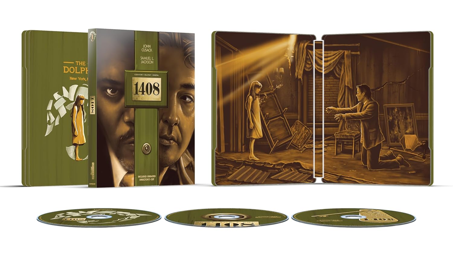1408 - Limited Edition Steelbook (4K Ultra HD + Blu-ray + Digital)