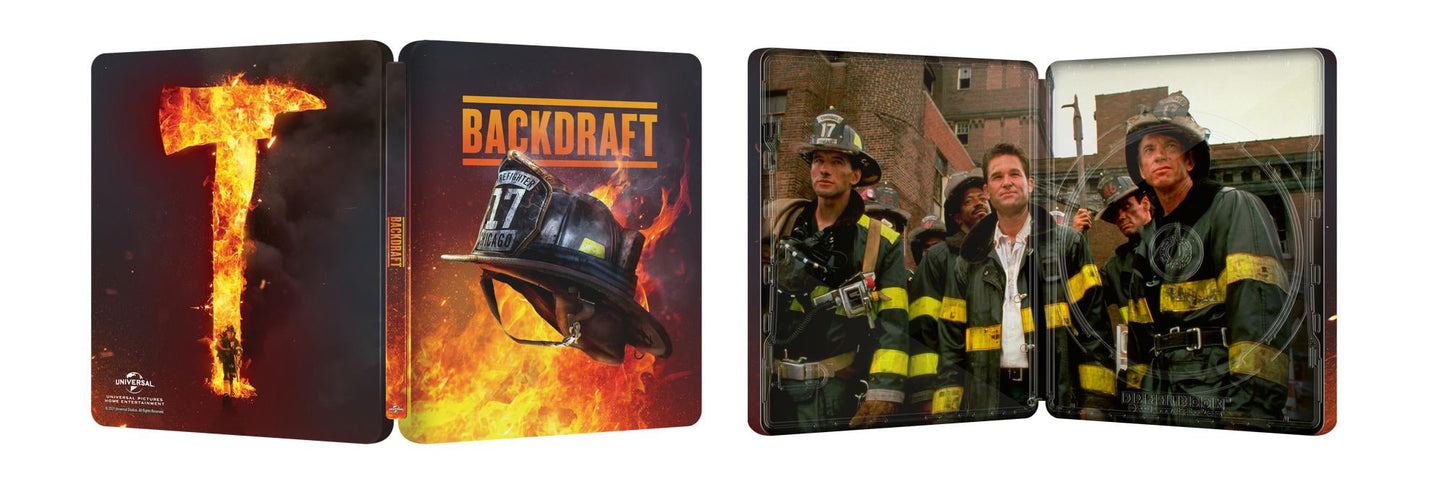 Backdraft - 30th Anniversary Limited Edition Steelbook (4K Ultra HD + Blu-ray + Digital)