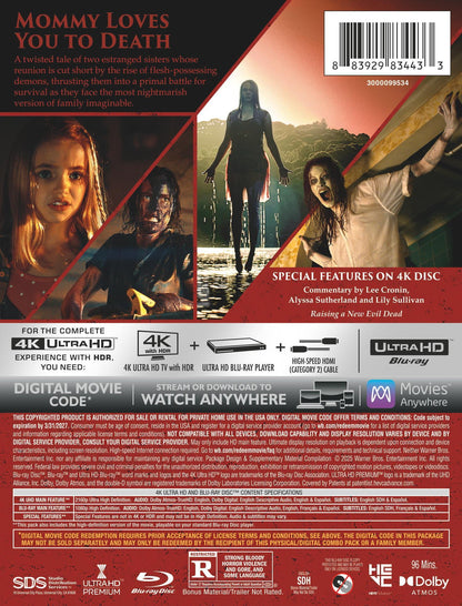 Evil Dead Rise - Steelbook (4K Ultra HD + Blu-ray + Digital Copy)