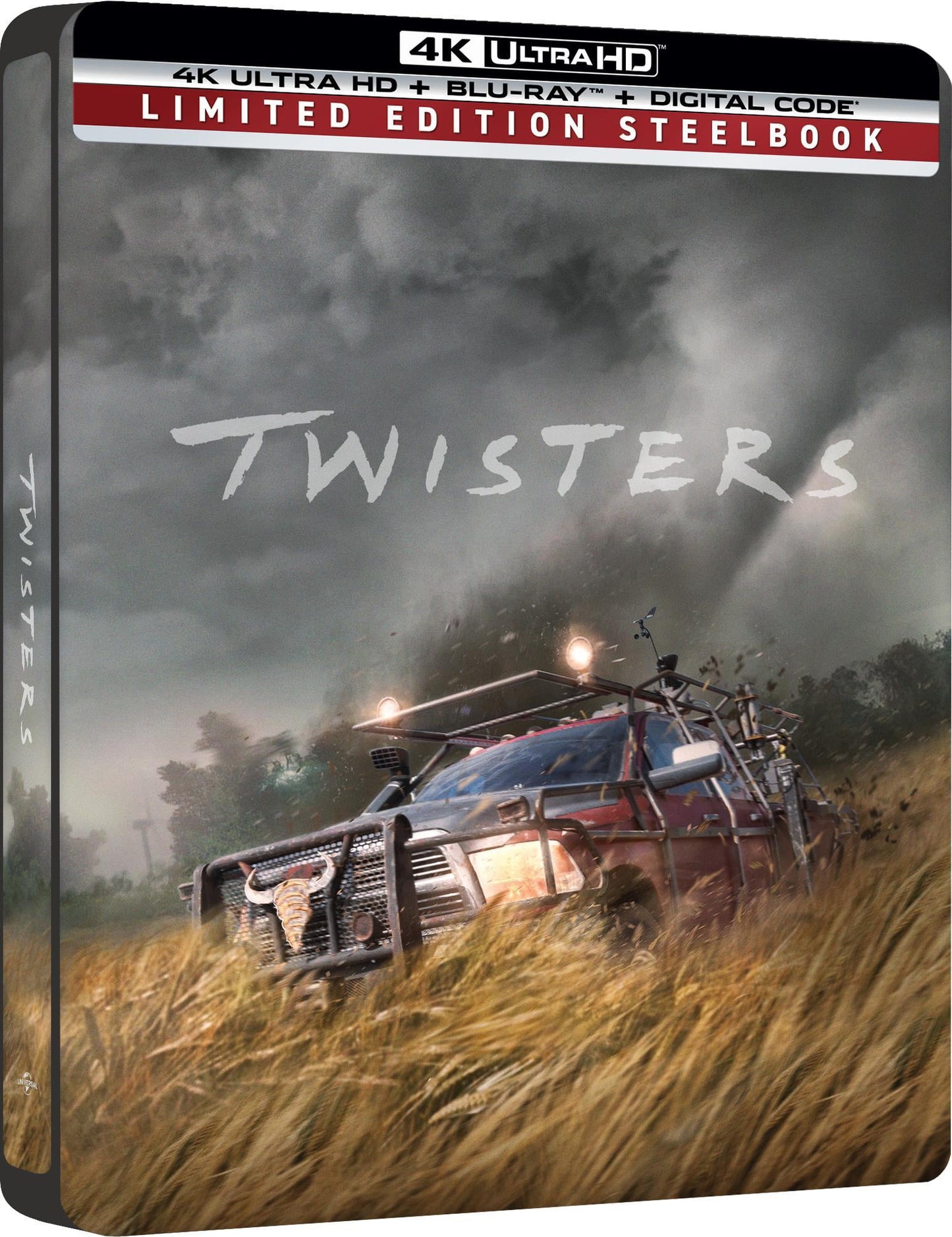 Twisters - Steelbook [4K Ultra HD + Blu-ray + Digital Copy] 