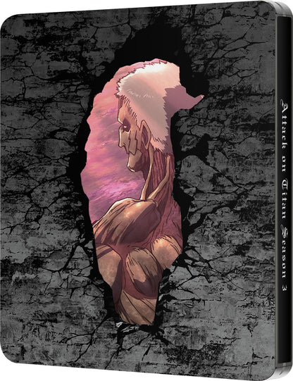 Attack on Titan: Season 3 Limited Edition Steelbook Complete Set (Blu-ray)