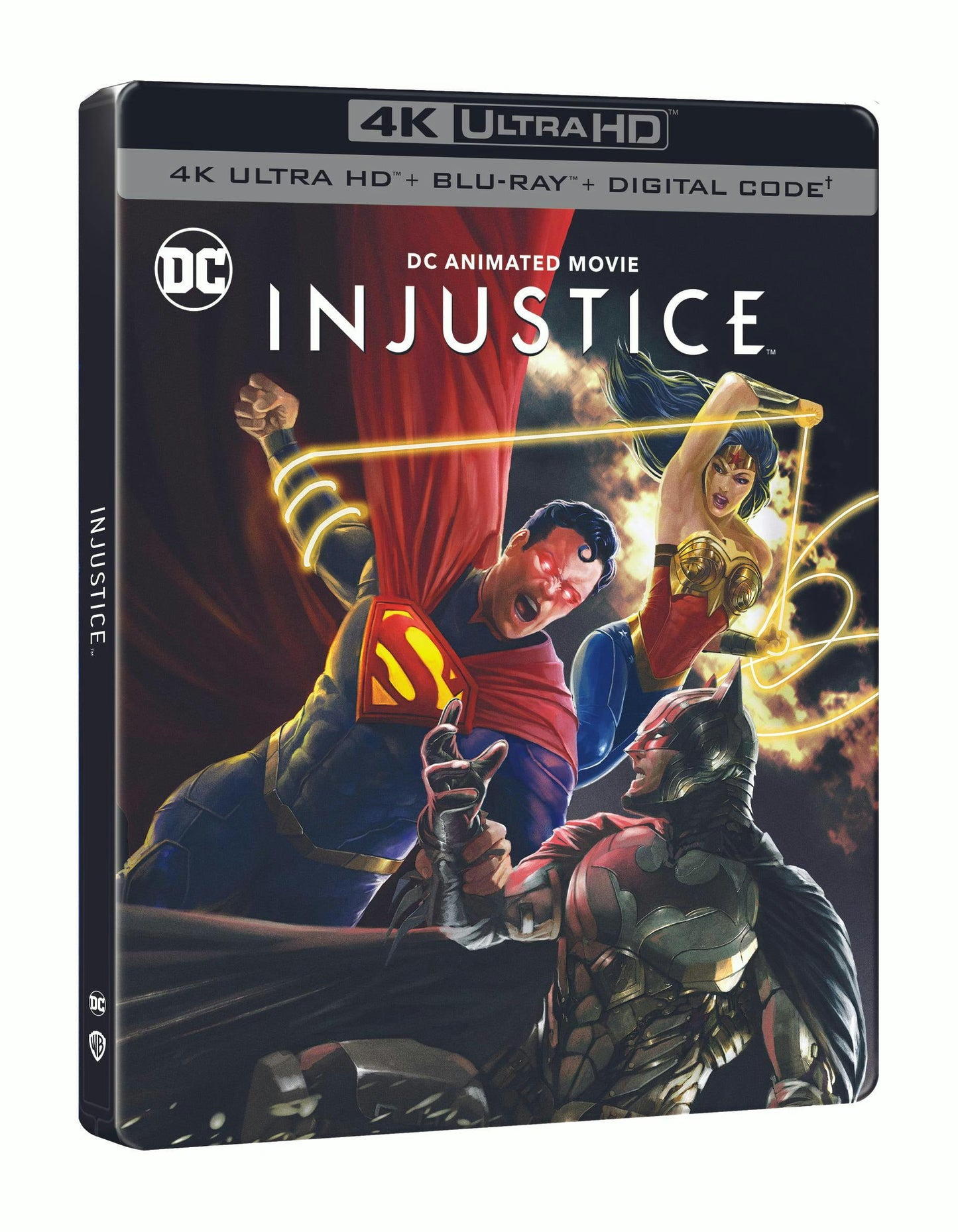 Injustice - Limited Edition Steelbook (4K Ultra HD + Blu ray + Digital)