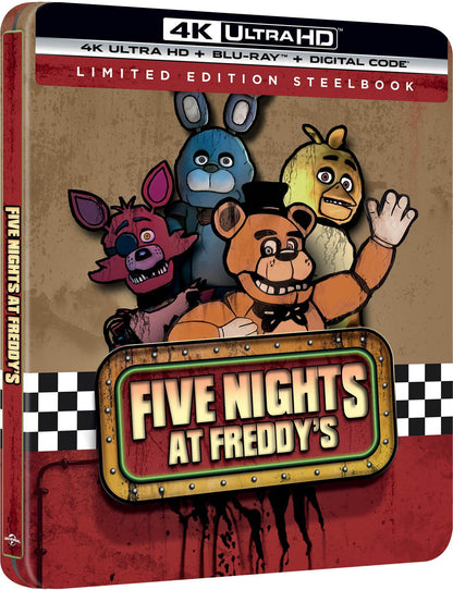 Five Nights at Freddy's - Limited Edition Steelbook (4K Ultra HD + Blu-ray + Digital) - Used