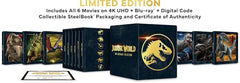 Jurassic World Ultimate Collection - Limited Edition Steelbook (4K Ultra HD + Blu-ray + Digital)-1