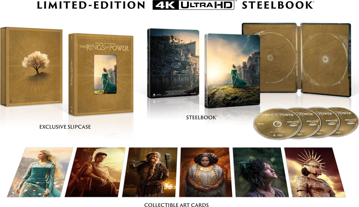 The Lord of the Rings: The Rings of Power - Season One - Limited Edition Steelbook (4K Ultra HD)-3