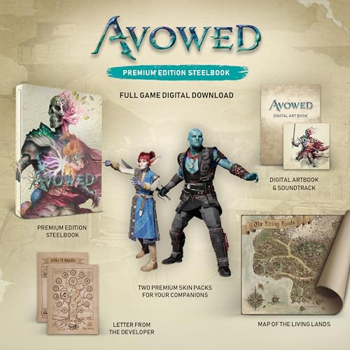 Avowed – Premium Edition SteelBook – Xbox Series X|S and Windows Digital Code (Code in Box)-12