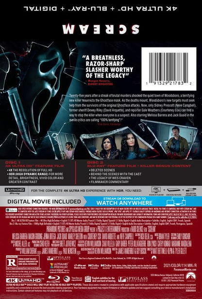 Scream (2022) Limited-Edition Steelbook [4K UHD]