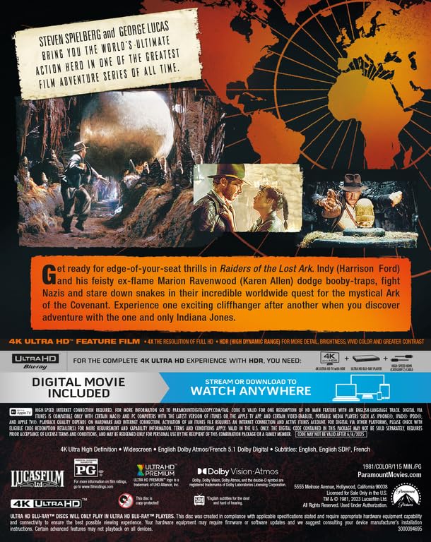 Raiders of the Lost Ark [4K UHD]-3