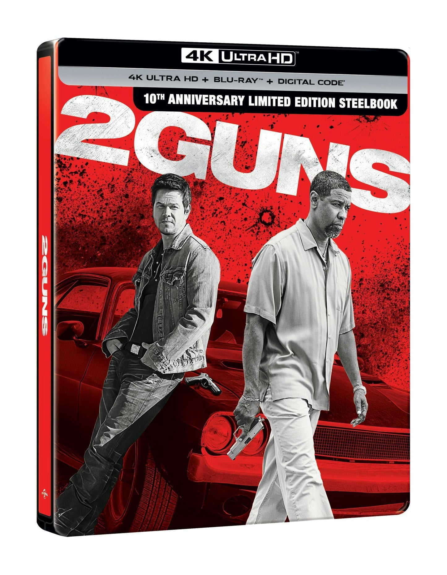 2 Guns - 10th Anniversary Limited Edition Steelbook (4K Ultra HD + Blu-ray + Digital)