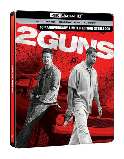 2 Guns - 10th Anniversary Limited Edition Steelbook (4K Ultra HD + Blu-ray + Digital)
