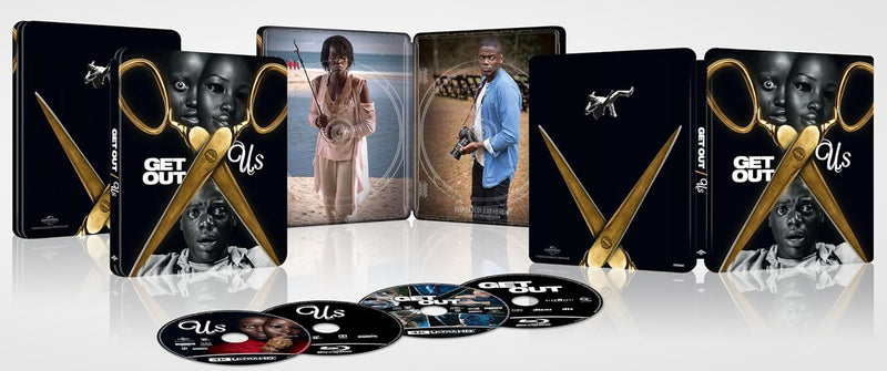 Get Out / Us Double Feature - Limited Edition Steelbook [4K Ultra HD + Blu-ray + Digital]-2