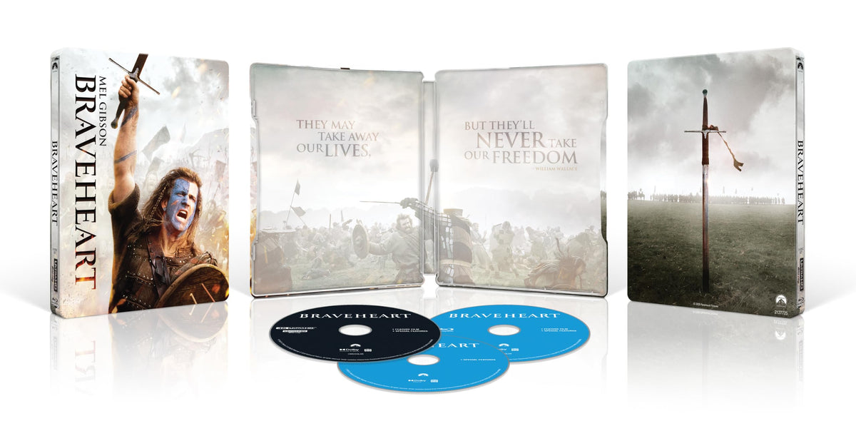 Braveheart - Limited Edition Steelbook (4K Ultra HD + Blu-ray + Digital)-1