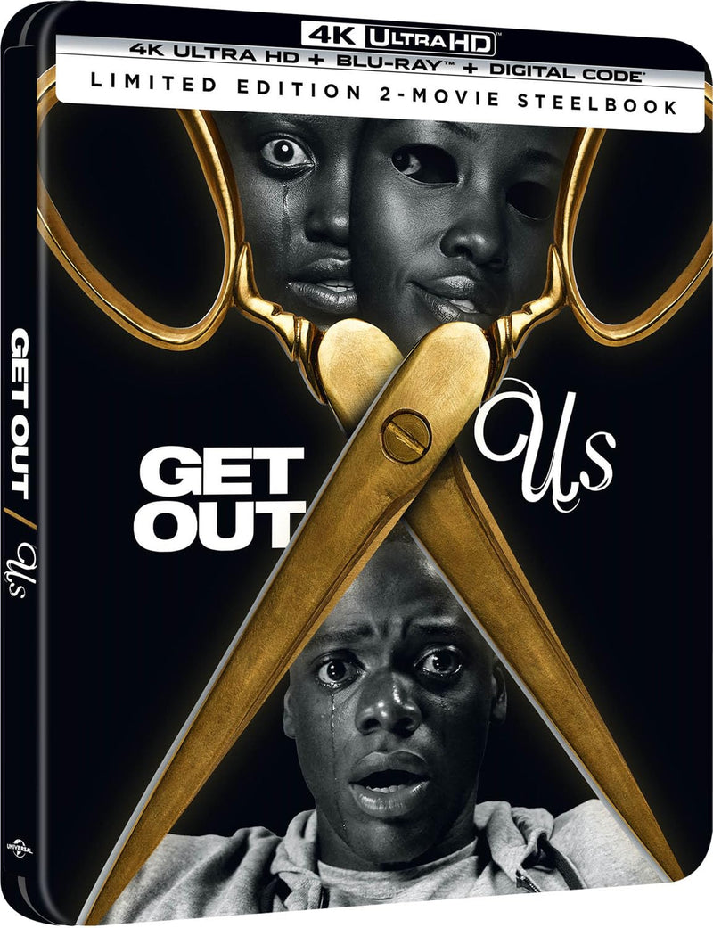 Get Out / Us Double Feature - Limited Edition Steelbook [4K Ultra HD + Blu-ray + Digital]-1
