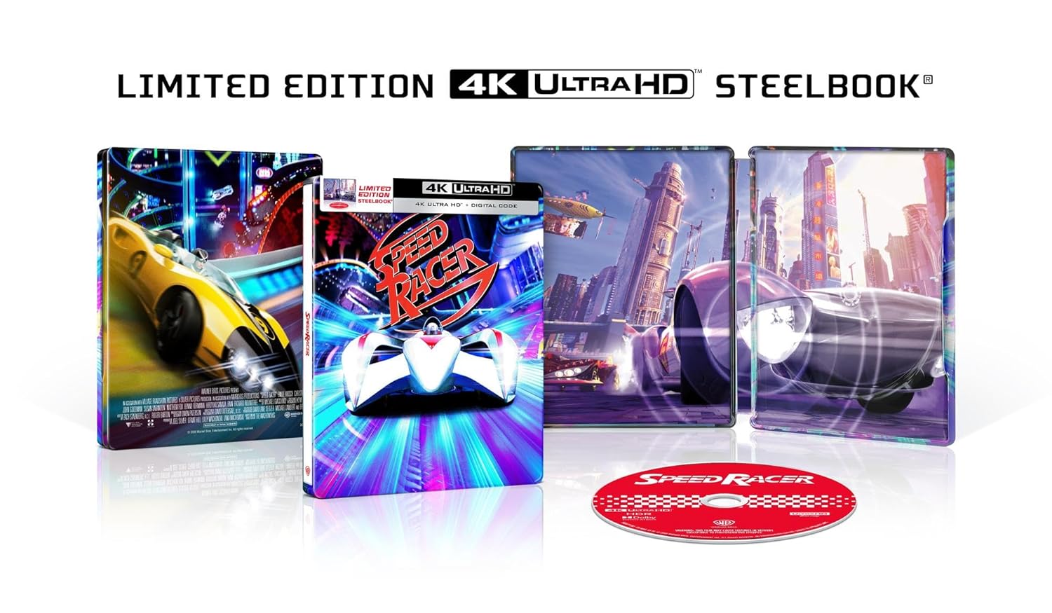 Speed Racer - Limited Edition Steelbook (4K Ultra HD + Digital)