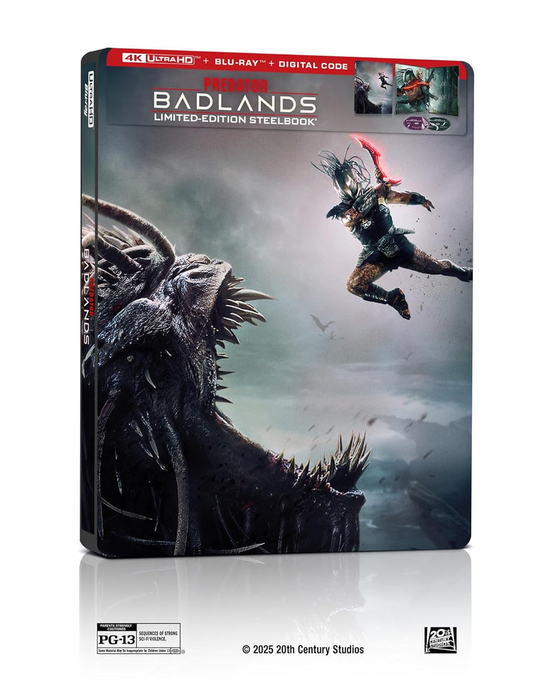 Predator: Badlands - Limited Edition Steelbook (4K Ultra HD + Blu-ray + Digital)-2