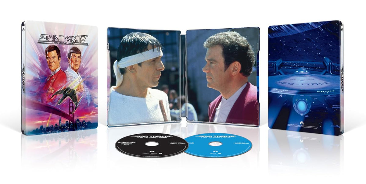Star Trek IV 40th Anniversary Edition Steelbook physical packaging