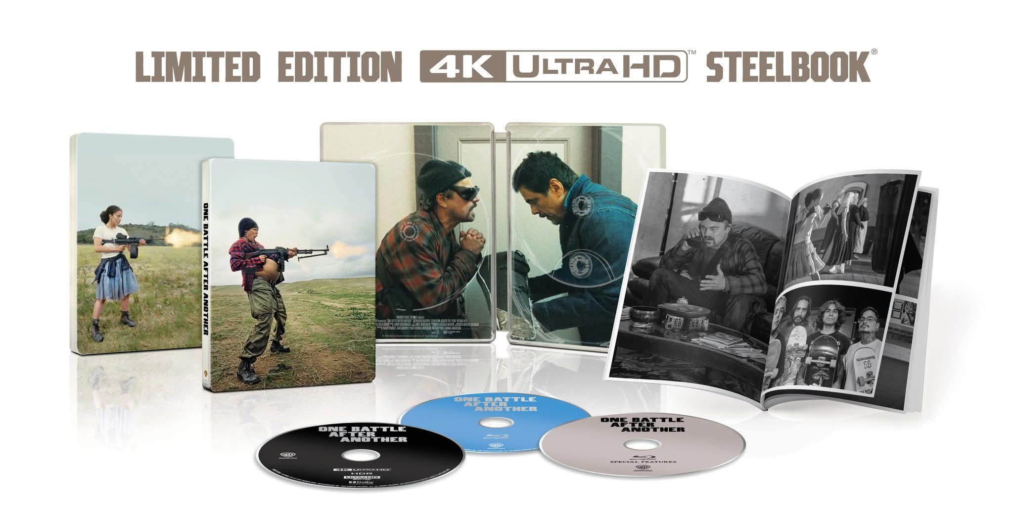 One Battle After Another - Limited Edition Steelbook (4K Ultra HD + Blu-ray + Digital)