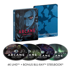 Arcane: League of Legends - Season One Limited Edition Steelbook [4K UHD]-1