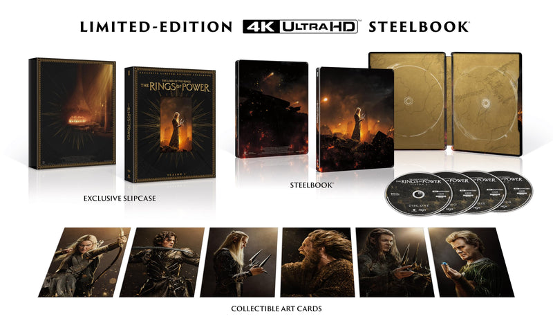 The Lord of the Rings: The Rings of Power - Season Two - Limited Edition Steelbook (4K Ultra HD)-1