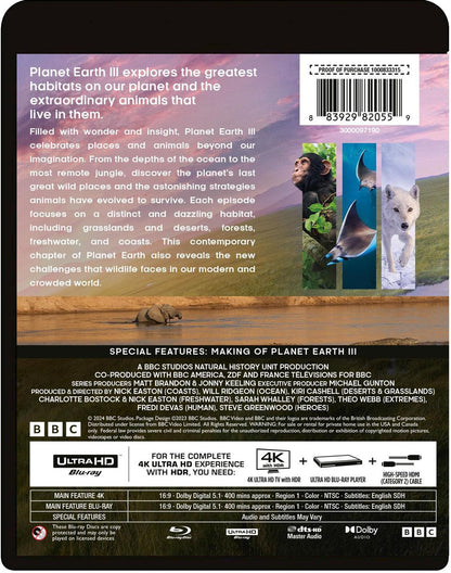Planet Earth III (4K UHD)