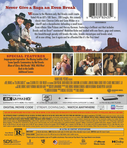 Blazing Saddles (4K Ultra HD + Digital)
