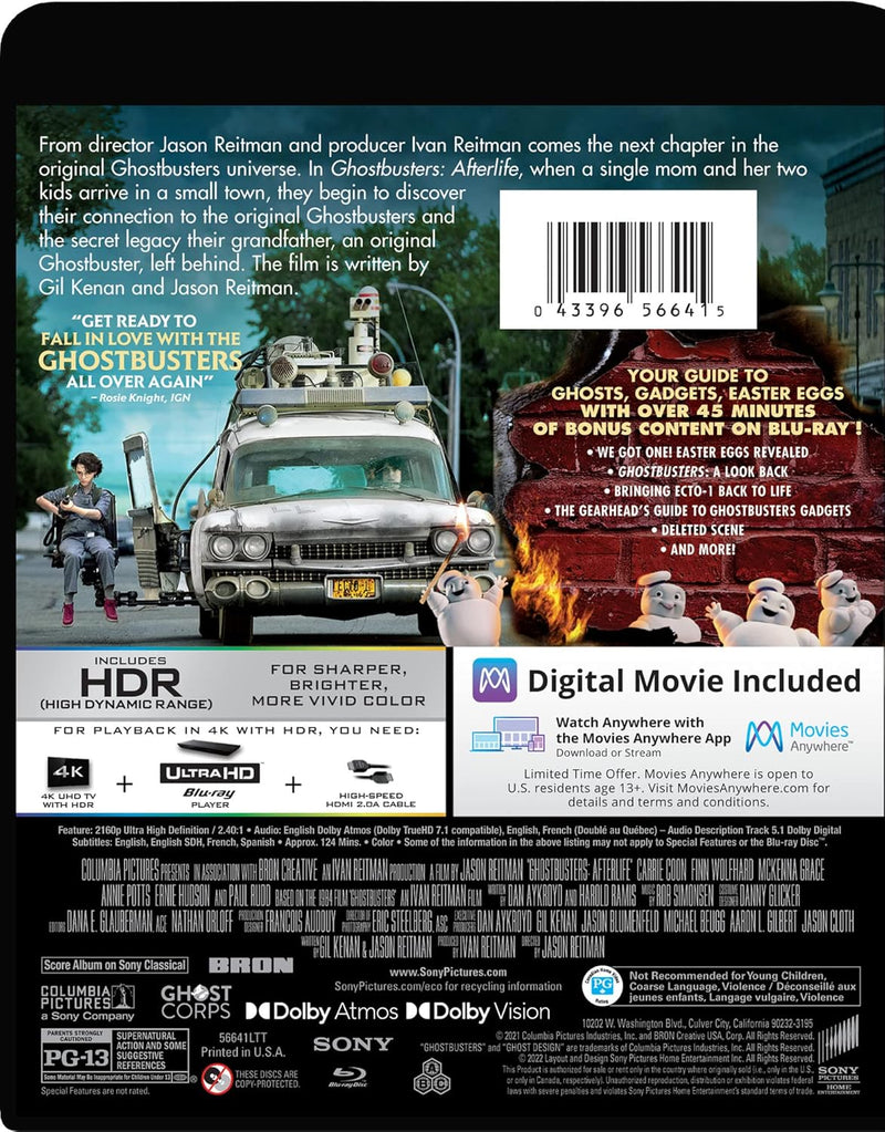 Ghostbusters: Afterlife [4K UHD] [Blu-ray]-3
