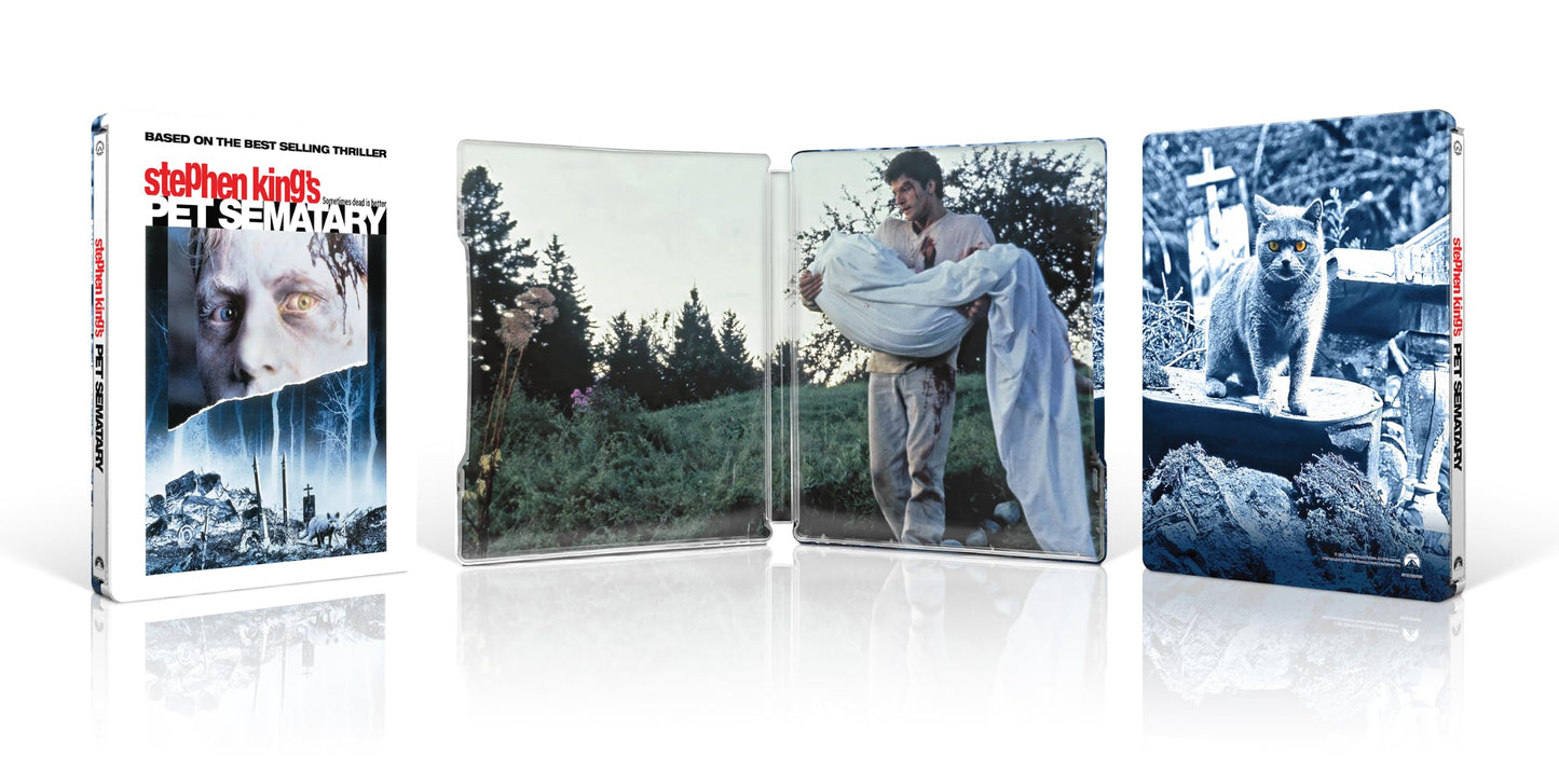 Pet Sematary 1989 Limited Edition SteelBook 4K Ultra HD Blu-ray and Digital Copy