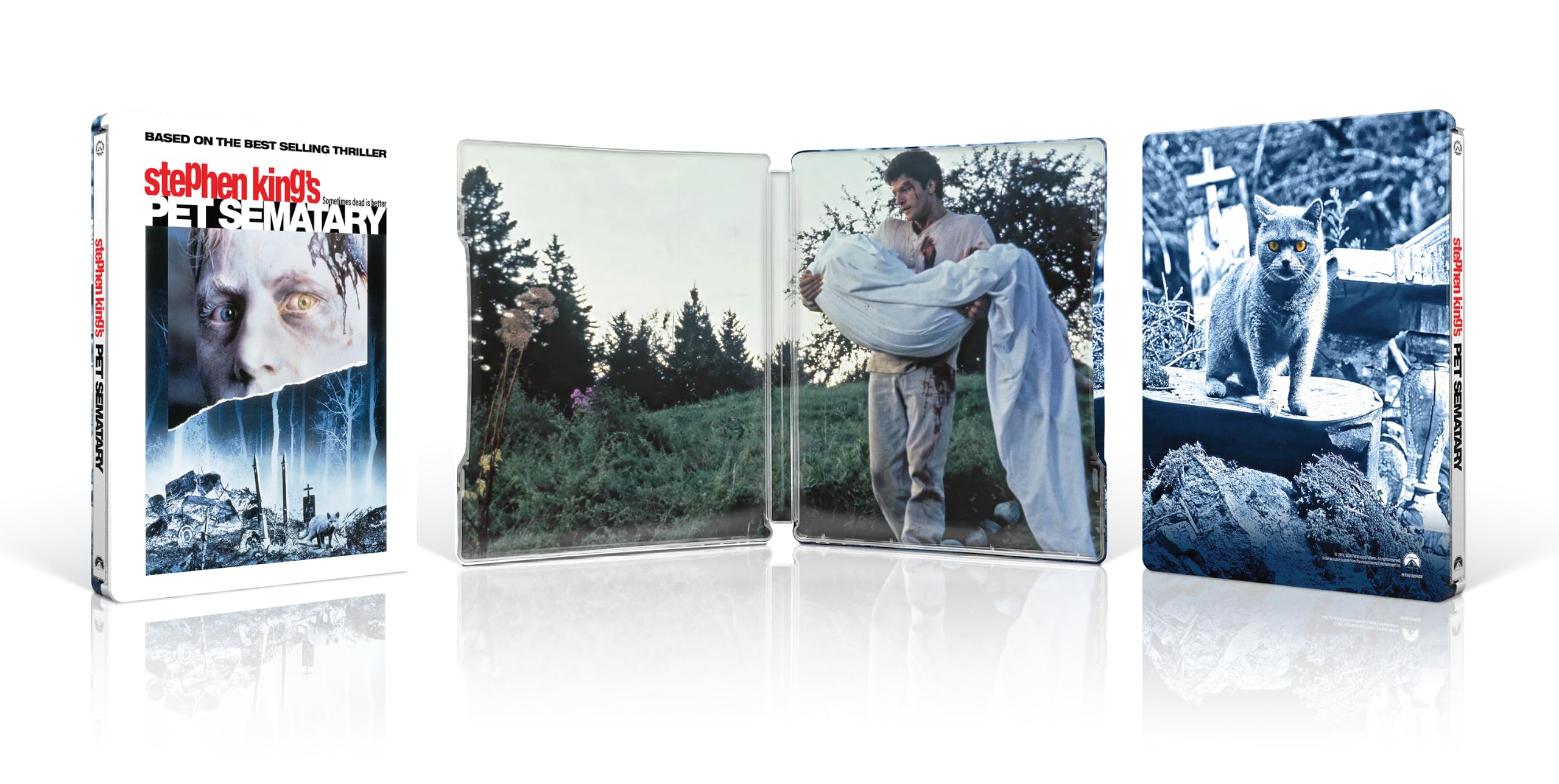 Pet Sematary 1989 Limited Edition SteelBook 4K Ultra HD Blu-ray and Digital Copy