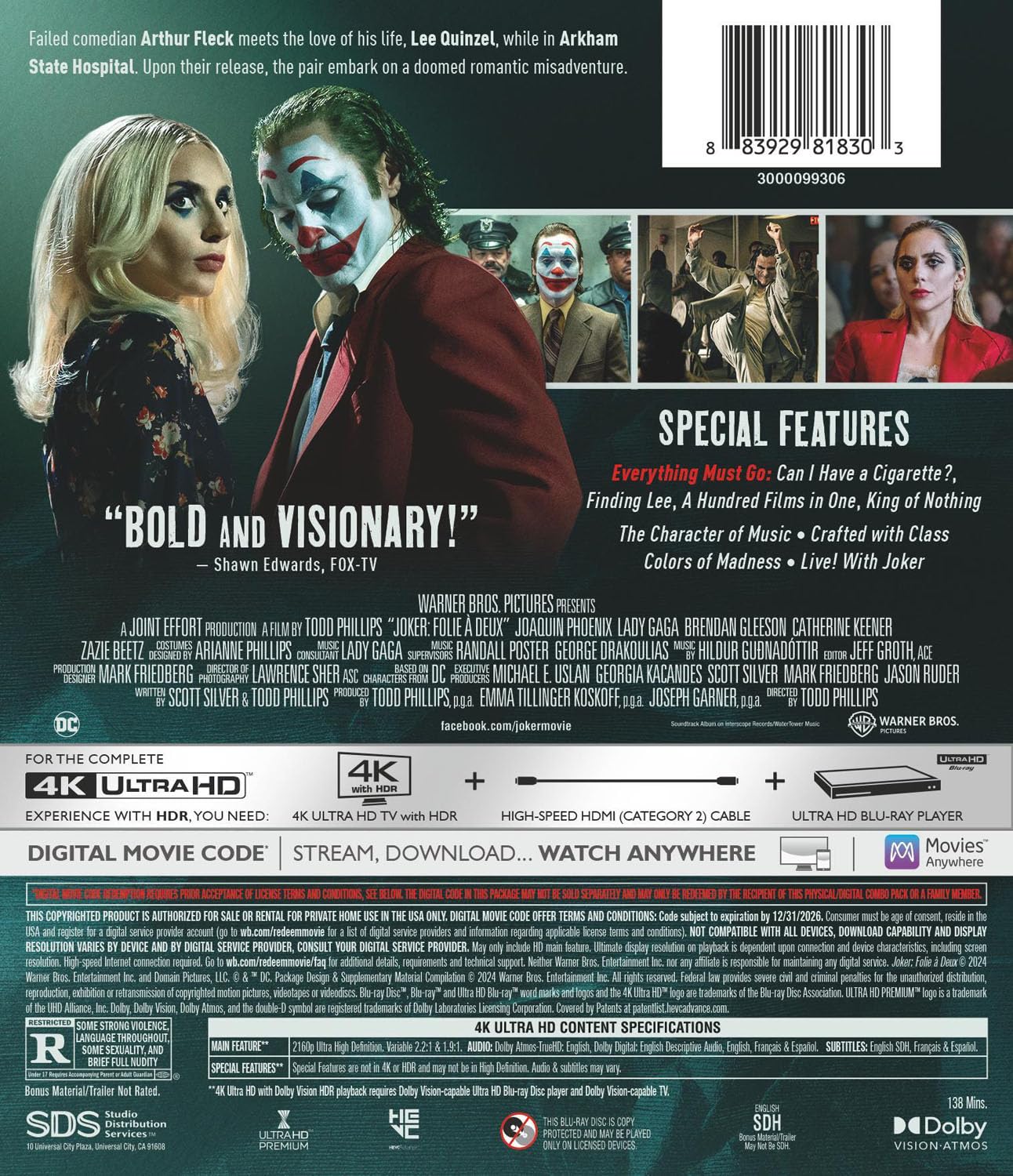 Joker: Folie A Deux (4K Ultra HD + Digital)-3