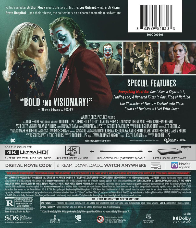 Joker: Folie A Deux (4K Ultra HD + Digital)-3