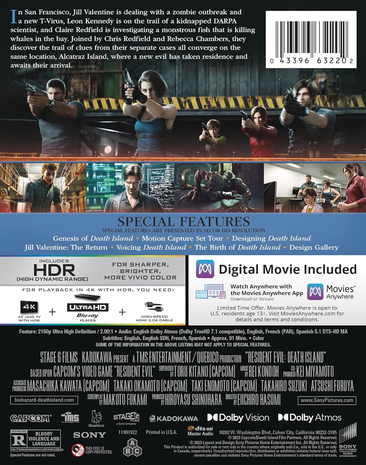 Resident Evil: Death Island [4K UHD]