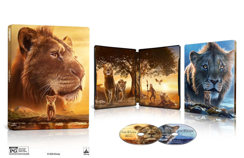 Mufasa: The Lion King - 4K UHD/BD Combo + Digital + Steelbook-1