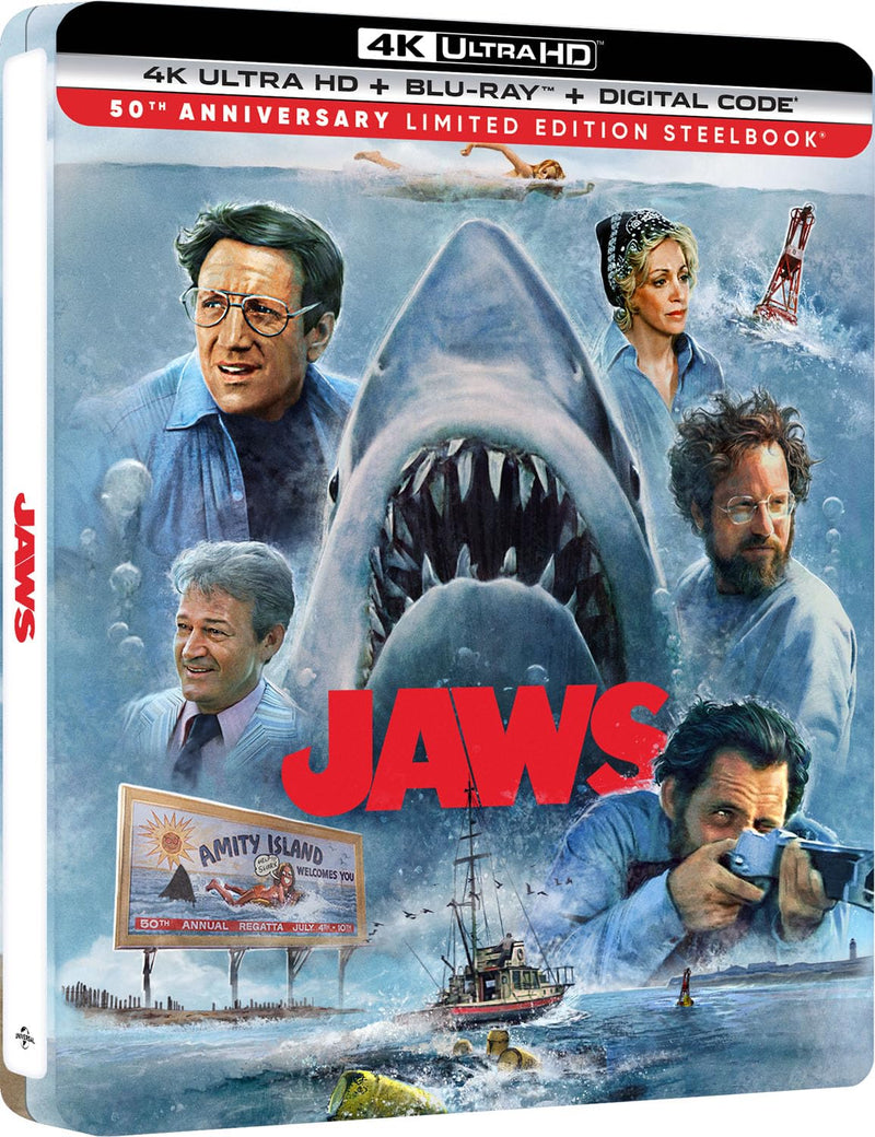 Jaws - 50th Anniversary - Limited Edition Steelbook (4K UHD + Blu-ray+ Digital)-3