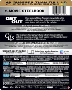 Get Out / Us Double Feature - Limited Edition Steelbook [4K Ultra HD + Blu-ray + Digital]-5