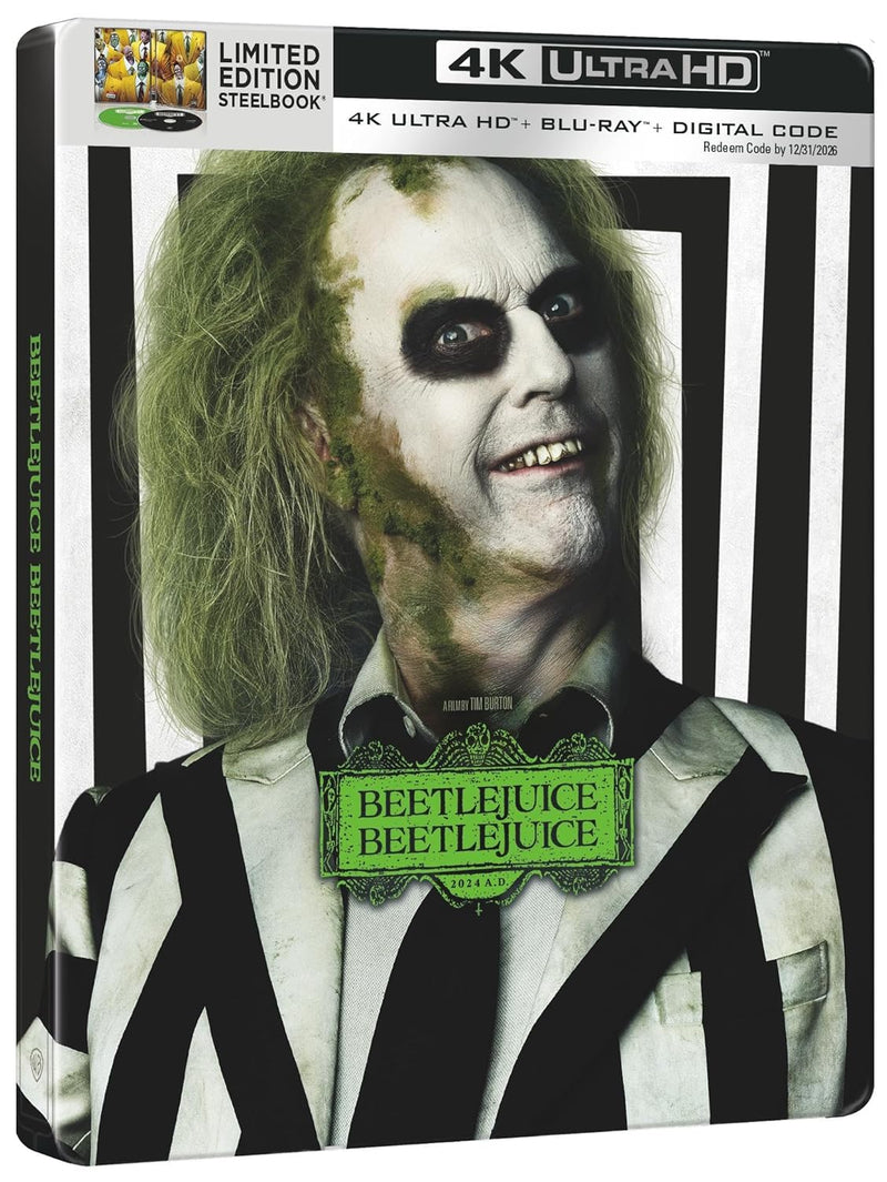 Beetlejuice Beetlejuice - Limited Edition Steelbook (4K Ultra HD + Digital)-2