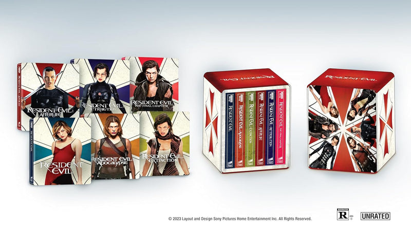 Resident Evil Ultimate Collection – UHD/BD (12 Discs) SteelBook + Digital [4K UHD]-1