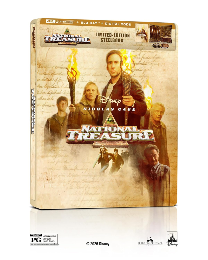 National Treasure - Limited Edition Steelbook (4K Ultra HD + Blu-ray + Digital)-2